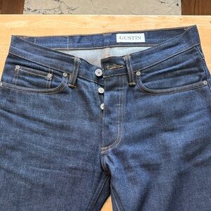 Gustin Men's Dark Indigo Slim Jeans